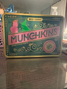 Dunkin Donuts Munchkins Tin - Donut Hole Treats Collector's Tin